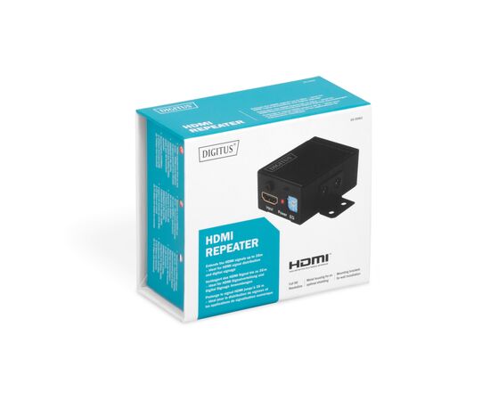 Адаптер HDMI extender 35m 1920x1080 60Hz repeater Digitus (DS-55901), изображение 5