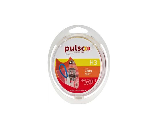 Автолампа PULSO H3/PK22S 12v55w+50 X-treme Vision/plastic box (LP-32553), изображение 2