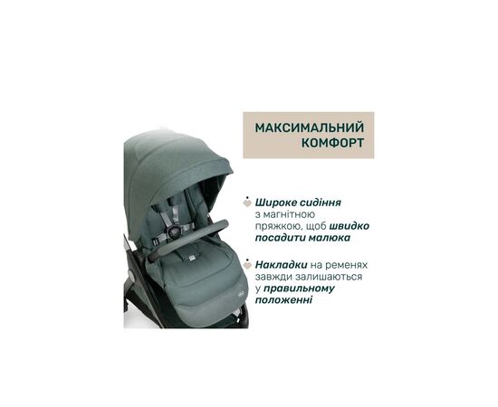 Коляска Chicco 2 в 1 Bellagio 2 Зелена (2900990903238) (87183.33.01), изображение 12