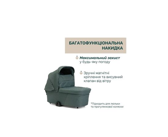 Коляска Chicco 2 в 1 Bellagio 2 Зелена (2900990903238) (87183.33.01), изображение 6