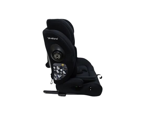 Автокресло Velano Flexo i-Size 76150 см, ISOFIX + Top Tether/ремінь, black (48413), изображение 4