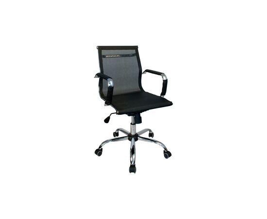 Офісне крісло Примтекс плюс Elegance Lite LB Chrome D-5 PK, сітка чорний (Elegance Lite LB Chrome D-5 PK)