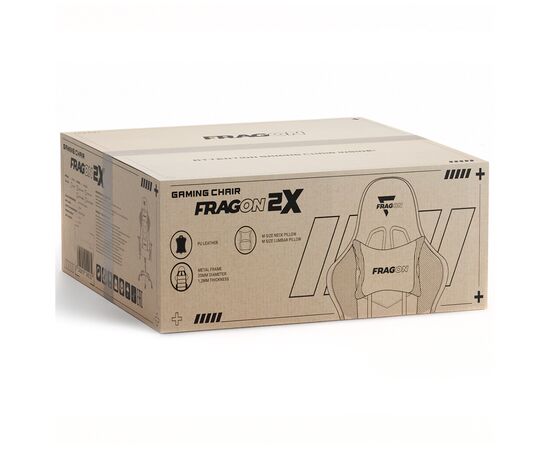 Кресло игровое FragON 2X Series White/Black (FRGN_2X_R2_WHITE), изображение 7
