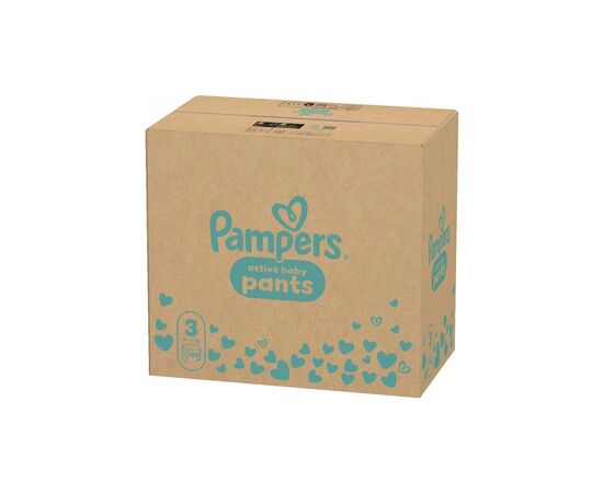 Подгузники Pampers Active Baby Pants Розмір 3 (6-11 кг) 180 шт (8006530305716), изображение 2