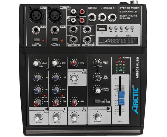 Микшерный пульт Arctic Audio MS602M USB