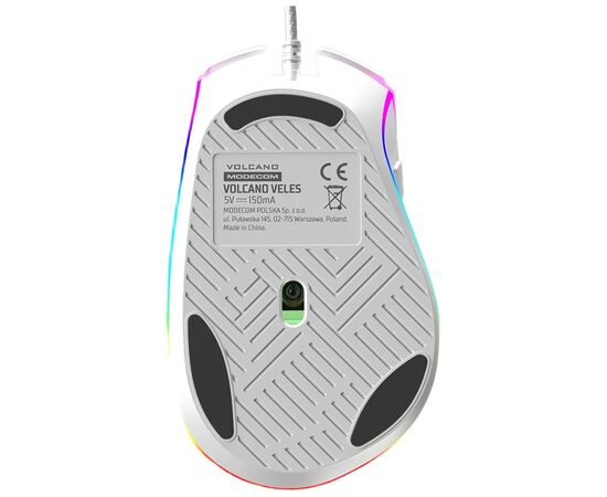 Мишка Modecom Volcano Veles USB White (M-MC-VELES-200), зображення 9