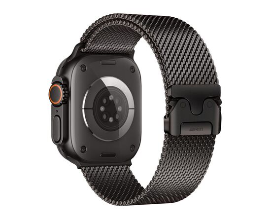 Ремешок для смарт-часов Armorstandart Milanese UltraLock для Apple Watch 49/46/45/44/42 (Series 1-3) Black (ARM88957), изображение 2