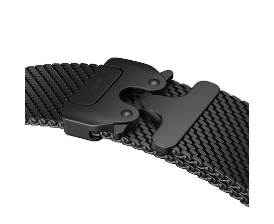 Ремешок для смарт-часов Armorstandart Milanese UltraLock для Apple Watch 49/46/45/44/42 (Series 1-3) Black (ARM88957), изображение 3