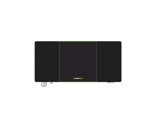 Компьютерный стол Gamemax D160-Black-EC Black (D160-Black-EC), изображение 2