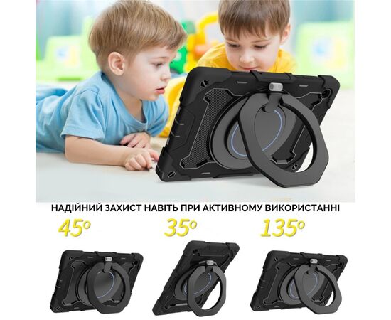 Чехол для планшета BeCover Armor Stand Samsung Galaxy Tab A11 Plus SM-X236B 11.0" Black (715500), изображение 6