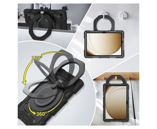 Чехол для планшета BeCover Armor Stand Samsung Galaxy Tab A11 Plus SM-X236B 11.0" Black (715500), изображение 9