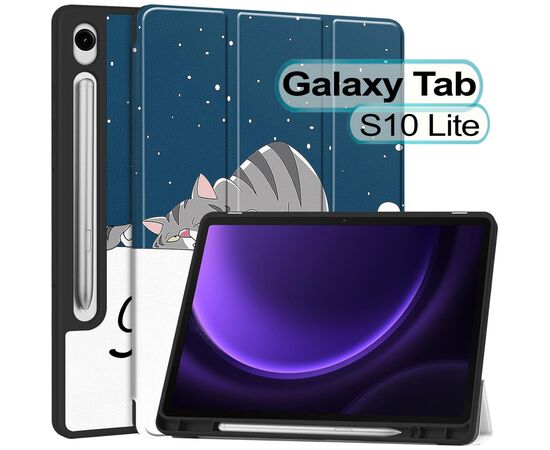 Чехол для планшета BeCover Flexible TPU Mate Samsung Galaxy Tab S10 Lite SM-X400/406 10.9" Good Night (713834)