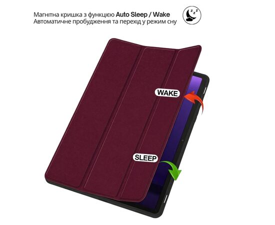 Чехол для планшета BeCover Flexible TPU Mate Samsung Galaxy Tab S9 (SM-X710/SM-X716) / S9 FE (SM-X510/SM-X516B) 11.0" Red W (715583), изображение 4