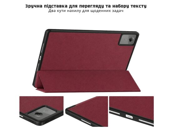 Чехол для планшета BeCover Flexible TPU Mate Lenovo Idea Tab / K11 (2nd Gen) TB336 / Xiaoxin Pad (2025) 11" Red Wine (715635), изображение 6