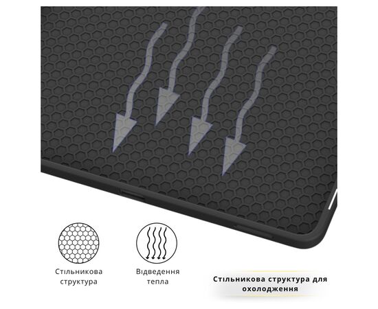 Чехол для планшета BeCover Flexible TPU Mate Samsung Galaxy Tab S10 FE Plus (SM-X620/SM-X626) 13.1" Black (715595), изображение 10
