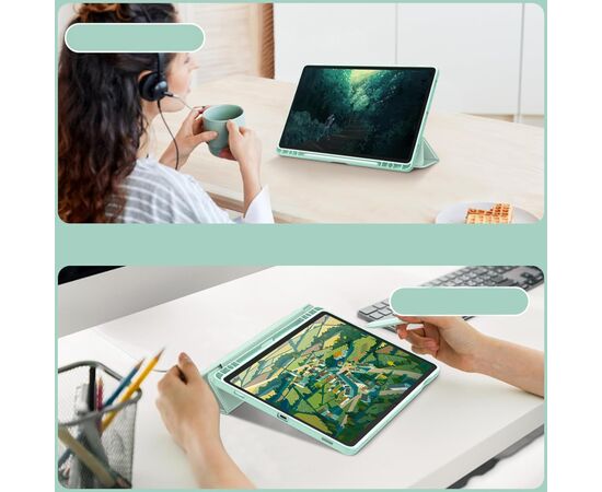 Чехол для планшета BeCover Soft Edge Samsung Galaxy Tab S10 FE (SM-X520/SM-X526) 10.9" Green (713303), изображение 4