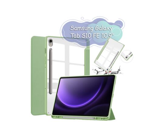 Чехол для планшета BeCover Soft Edge Samsung Galaxy Tab S10 FE (SM-X520/SM-X526) 10.9" Green (713303)