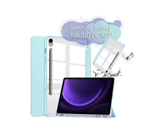 Чехол для планшета BeCover Soft Edge Samsung Galaxy Tab S10 FE (SM-X520/SM-X526) 10.9" Light Blue (713304)