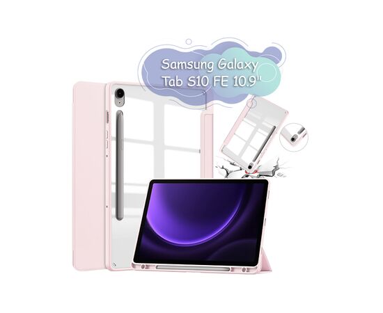 Чехол для планшета BeCover Soft Edge Samsung Galaxy Tab S10 FE (SM-X520/SM-X526) 10.9" Pink (713305)