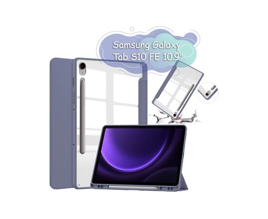 Чехол для планшета BeCover Soft Edge Samsung Galaxy Tab S10 FE (SM-X520/SM-X526) 10.9" Purple (713306)