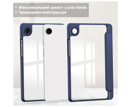 Чехол для планшета BeCover Soft Edge TPU Samsung Galaxy Tab A11 SM-X133/X135 8.7" Deep Blue (715558), изображение 4