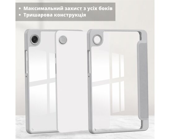 Чехол для планшета BeCover Soft Edge TPU Samsung Galaxy Tab A11 SM-X133/X135 8.7" Gray (715561), изображение 4