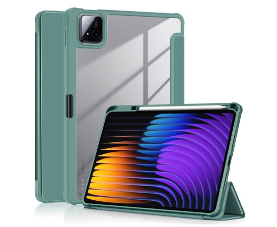 Чехол для планшета BeCover Soft Edge TPU Xiaomi Pad 7 / 7 Pro 11.2" Dark Green (715540), изображение 2