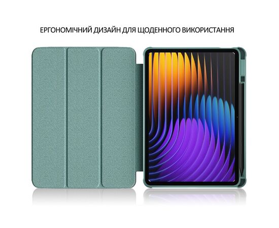 Чехол для планшета BeCover Soft Edge TPU Xiaomi Pad 7 / 7 Pro 11.2" Dark Green (715540), изображение 6