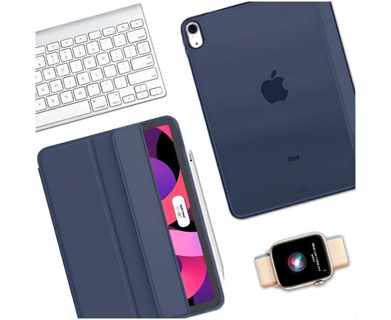 Чехол для планшета BeCover Tri Fold Hard Apple iPad Air 11" M4 2026 Deep Blue (715243), изображение 4