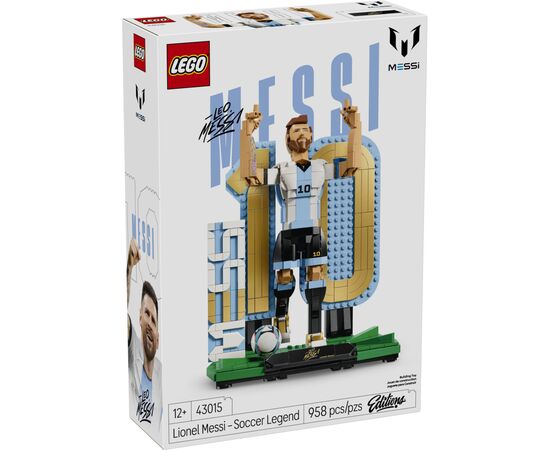 Конструктор LEGO Editions Football Ліонель Мессі — легенда футболу (43015)