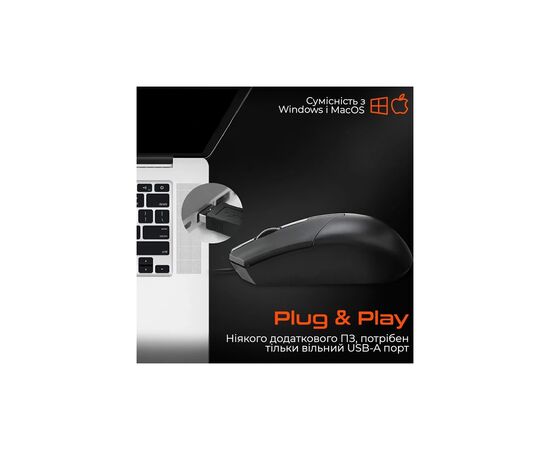 Мишка Meetion M360 USB Black (MT-M360-A160CM), зображення 5