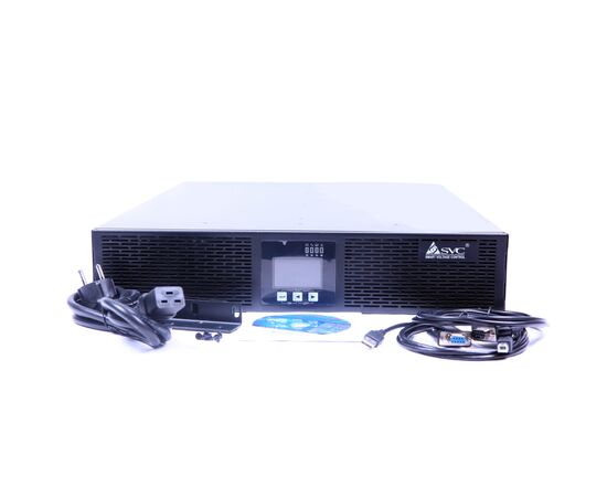Пристрій безперебійного живлення SVC RT-3KSB On-Line, RM 3000VA (RT-3KSB), зображення 3