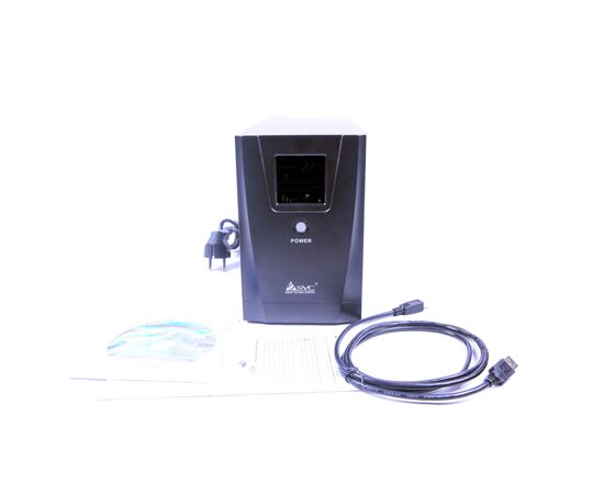 Источник бесперебойного питания SVC VP-1250-LCD 1250VA (VP-1250-LCD), изображение 2