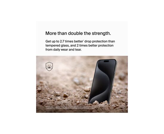 Стекло защитное Belkin UltraGlass2 AM iPhone 15 Pro Max (OVA134ZZ), изображение 11