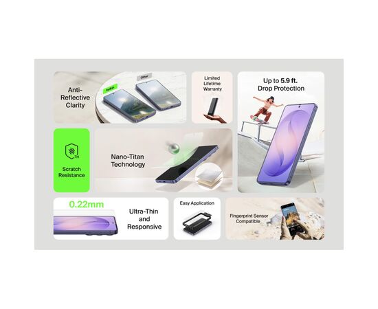 Стекло защитное Belkin Titan EcoGuard Samsung Galaxy S26 Ultra (OVB080HQ), изображение 2