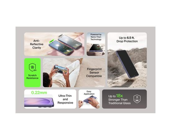 Стекло защитное Belkin Titan SmartShield Samsung Galaxy S26 Ultra (OVB074HQ), изображение 3