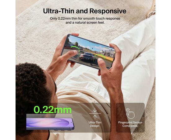 Стекло защитное Belkin Titan SmartShield Samsung Galaxy S26 Ultra (OVB074HQ), изображение 4