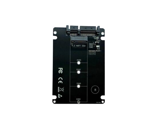 Конвертор Dynamode 2.5'' SATA to M.2 (NGFF) SSD 22*30mm, 22*42mm, 22*60mm, 22*80mm (S103-1N-P), изображение 7