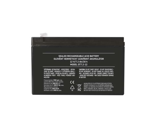 Батарея до ДБЖ EMOS 12V 7.2Ah (B9654), зображення 5