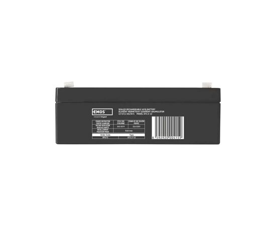 Батарея к ИБП EMOS 12V 2.2Ah (B9672), изображение 2