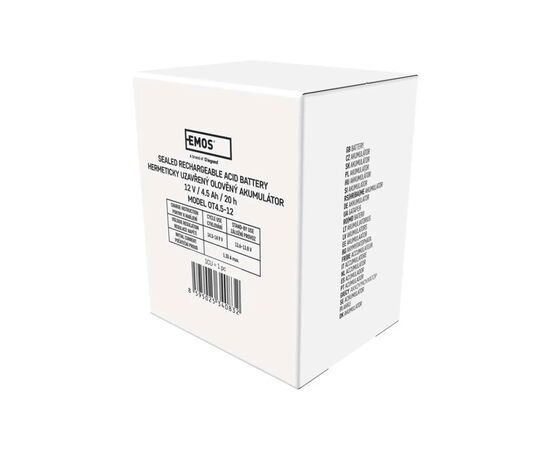 Батарея к ИБП EMOS B9675 AGM 12V 9Ah fast 6,3mm (B9675), изображение 10