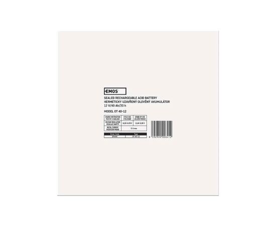 Батарея к ИБП EMOS 12V 40Ah (B9684), изображение 7