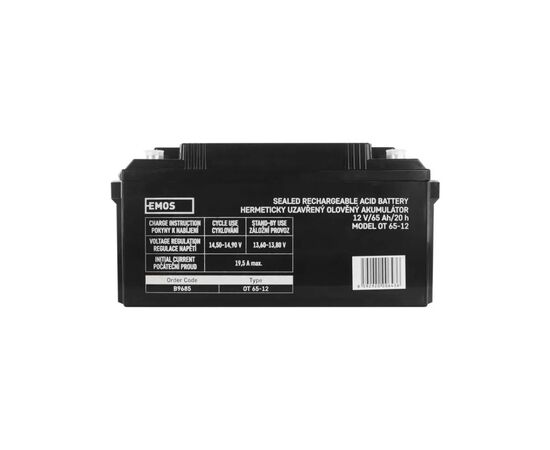 Батарея к ИБП EMOS 12V 65Ah (B9685), изображение 2