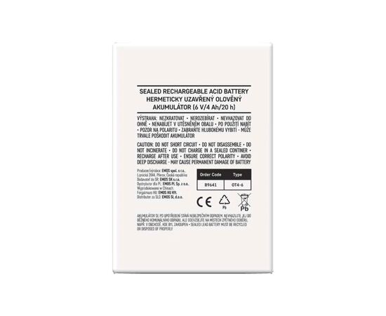 Батарея к ИБП EMOS B9641 AGM 6V 4Ah fast 4,7mm (B9641), изображение 6