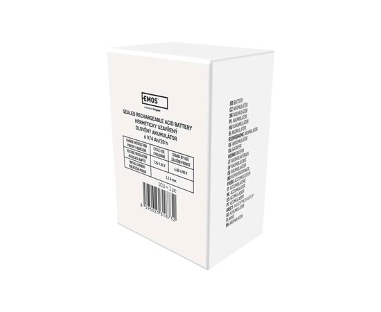 Батарея к ИБП EMOS B9641 AGM 6V 4Ah fast 4,7mm (B9641), изображение 7