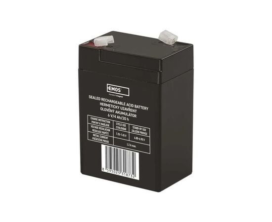 Батарея к ИБП EMOS B9641 AGM 6V 4Ah fast 4,7mm (B9641)