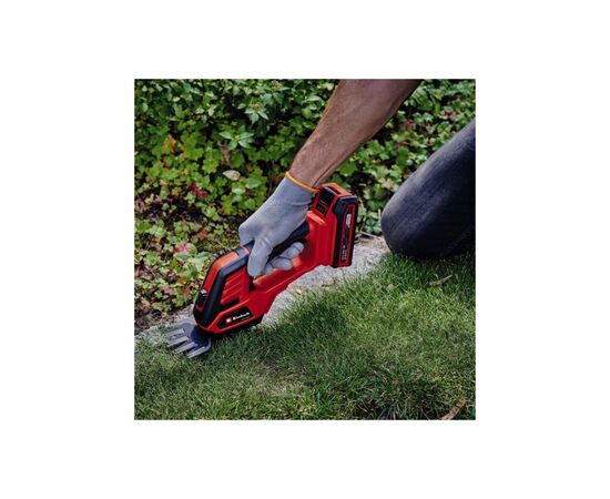 Кусторез Einhell GE-CG 18/100 Li Kit, 18V, PXC, 1x2.5Ah, 10cm, шаг 8mm, ЗП (3410313K), изображение 3