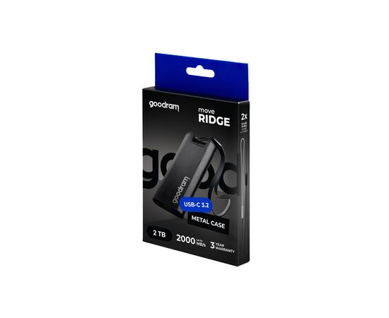 Накопитель SSD USB Type-C 2TB Move Ridge Goodram (SSDR-GMRE-02T-K0), изображение 4