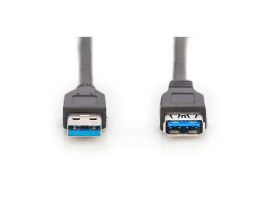 Дата кабель USB 3.0 AM/AF 3.0m black Digitus (AK-300203-030-S), изображение 5