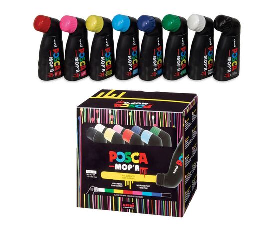 Набор маркеров UNI набор POSCA, 3-19 мм, 8 шт (PCM-22/8C)